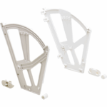 Portascarpe per scarpiera 1 scomparto P 135 mm H 265mm Plastica Bianca  DX-SX